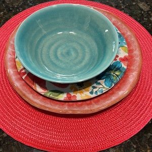 Pier 1 melamine summer dishes